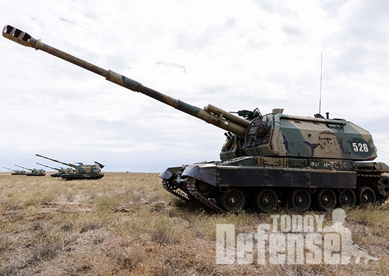 152mm 자주포(SPG) 2S19M2 'Msta-S' (사진: 러시아 국방부)