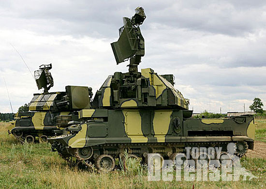 러시아군은 토르 M2U 시스템으로 대공방어 훈련을 했다. (사진: 러시아 국방부)