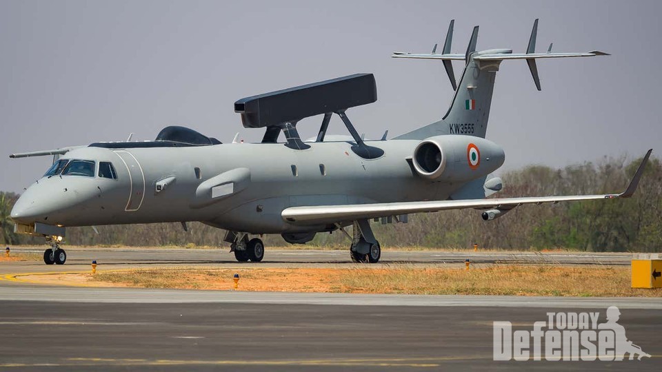 인도공군의 EMB-145 AEW&C (사진: 인도공군)