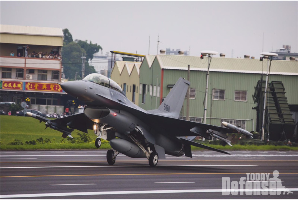 2019년 한광35훈련에서 첫데뷔를 한 대만공군 F-16V (사진:ROCAF)