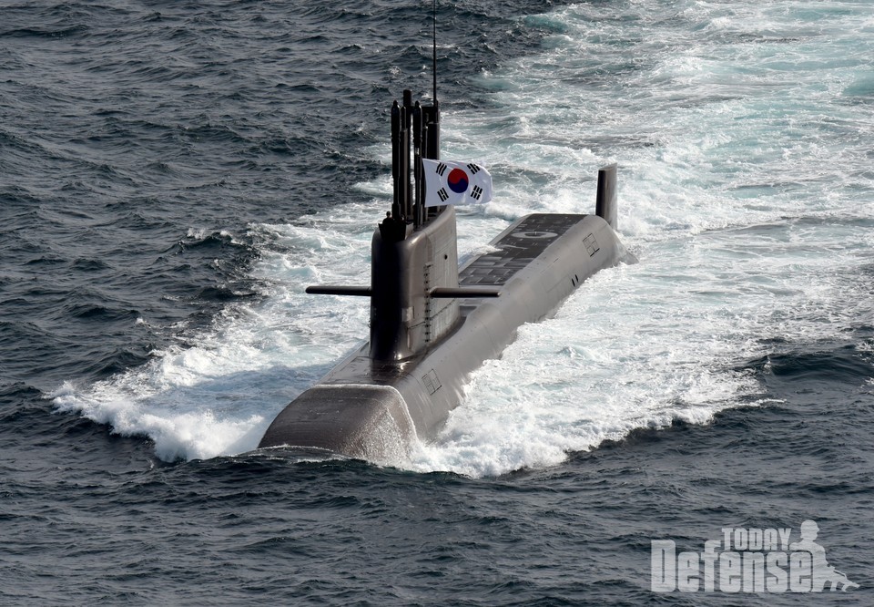도산안창호함 항해 모습(사진: 해군)