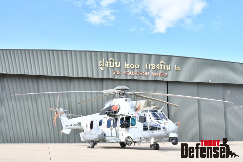태국 왕립 공군에 H225M 다목적 헬리콥터 4대를 추가 공급(사진: 에어버스)