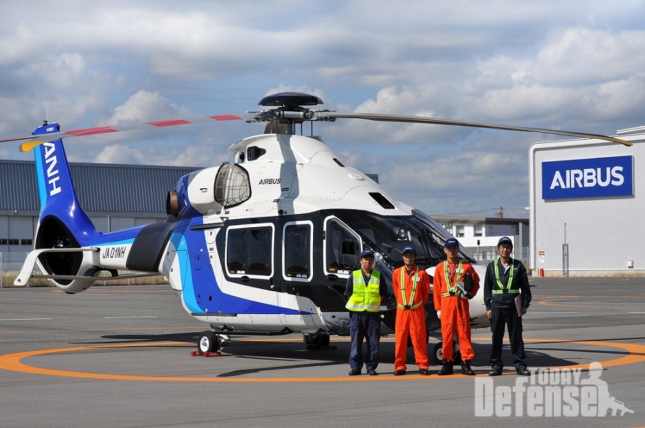 에어버스, 세계 최초 H160헬기 운용사 일본 ANH와 HCare 서비스 계약 체결하며 운영 지원 (사진:에어버스)