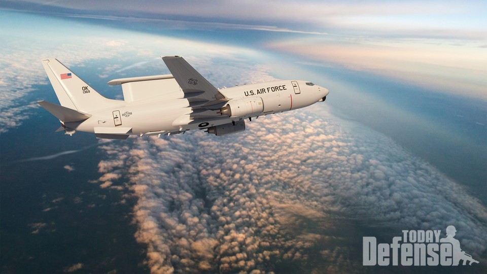 보잉 미공군에 규모미정의 E-7 조기경보통제기 2가지버전을 개발해서 납품할 예정이다.(사진:Boeing)