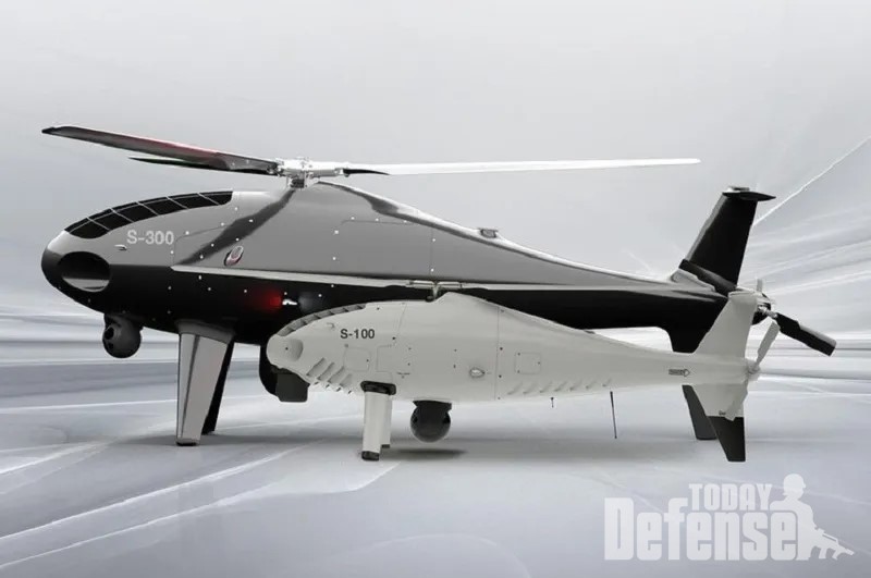 오스트리아 쉬벨사는 기존 S-100 보다 대형화된 S-300 캠콥터를 선보였다.(사진:쉬벨사)