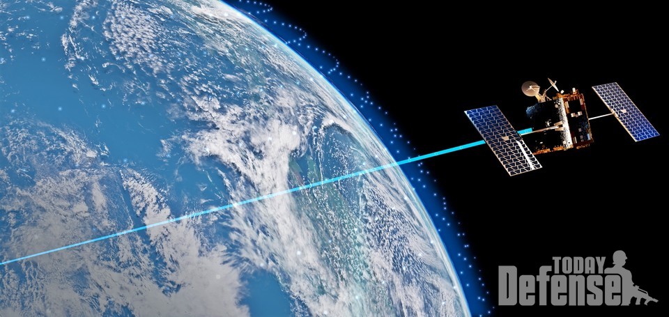 원웹의 위성망을 활용한 한화시스템 '저궤도 위성통신 네트워크' 가상도 (사진:한화시스템)