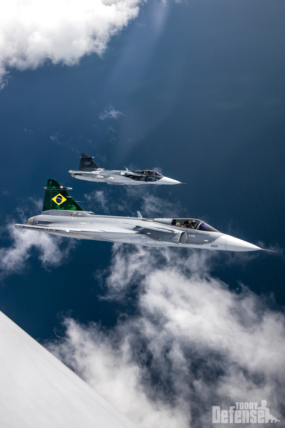 사브가 브라질에 납품한 그리펜-E 전투기(사진:Saab)
